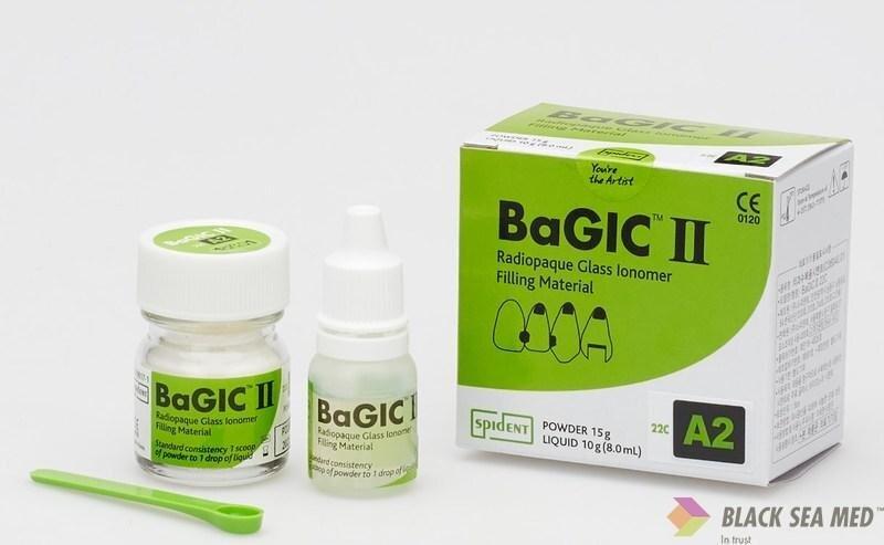 Bagic II (Бейджик), 2 флакони, реставраційний цемент. SPIDENT
