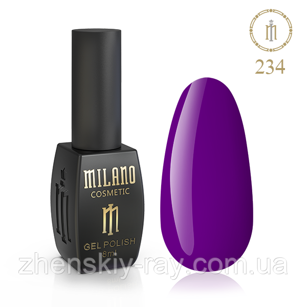 Гель-лак Мілано milano No234, 8 мл