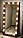 Дзеркало на колесах з Підсвічуванням для макіяжу гримерное у весь зріст для макіяжу підлогове з лампочками., фото 8