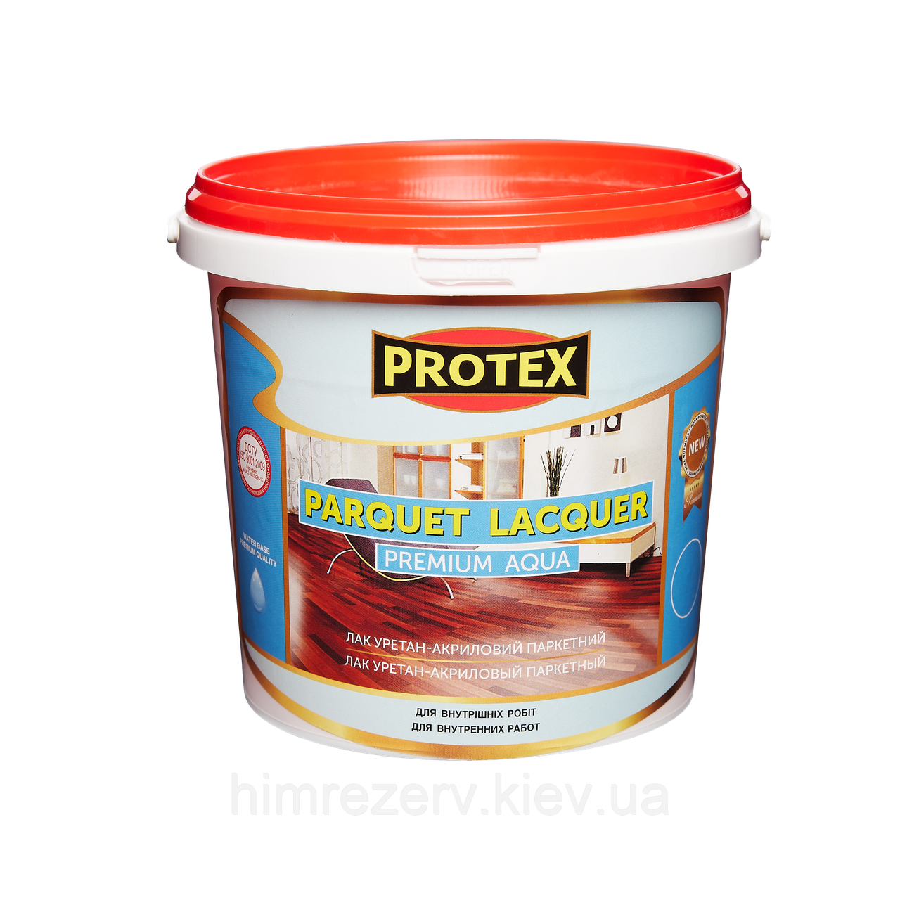Лак паркетний ВД PREMIUM PROTEX 1кг (1л) глянець