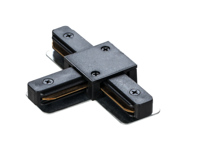 Т-образний з'єднувач для однофазного трекового шинопровода Led Pro, фото 1