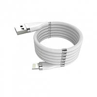 Кабель для зарядки SuperCalla на магнитах Cable Lightning(iPhone), Белый, 2.4А, model-D34