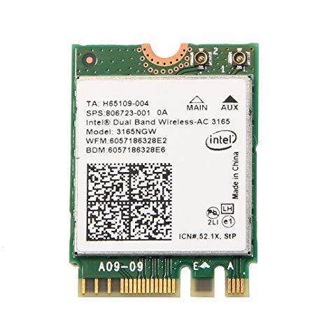 Wi-fi+BT модуль M.2 Intel 3165ngw Wireless-AC 3165 802.11 b, g, n, ac, 433 Mbps 2,4 GHz/5 GHz!