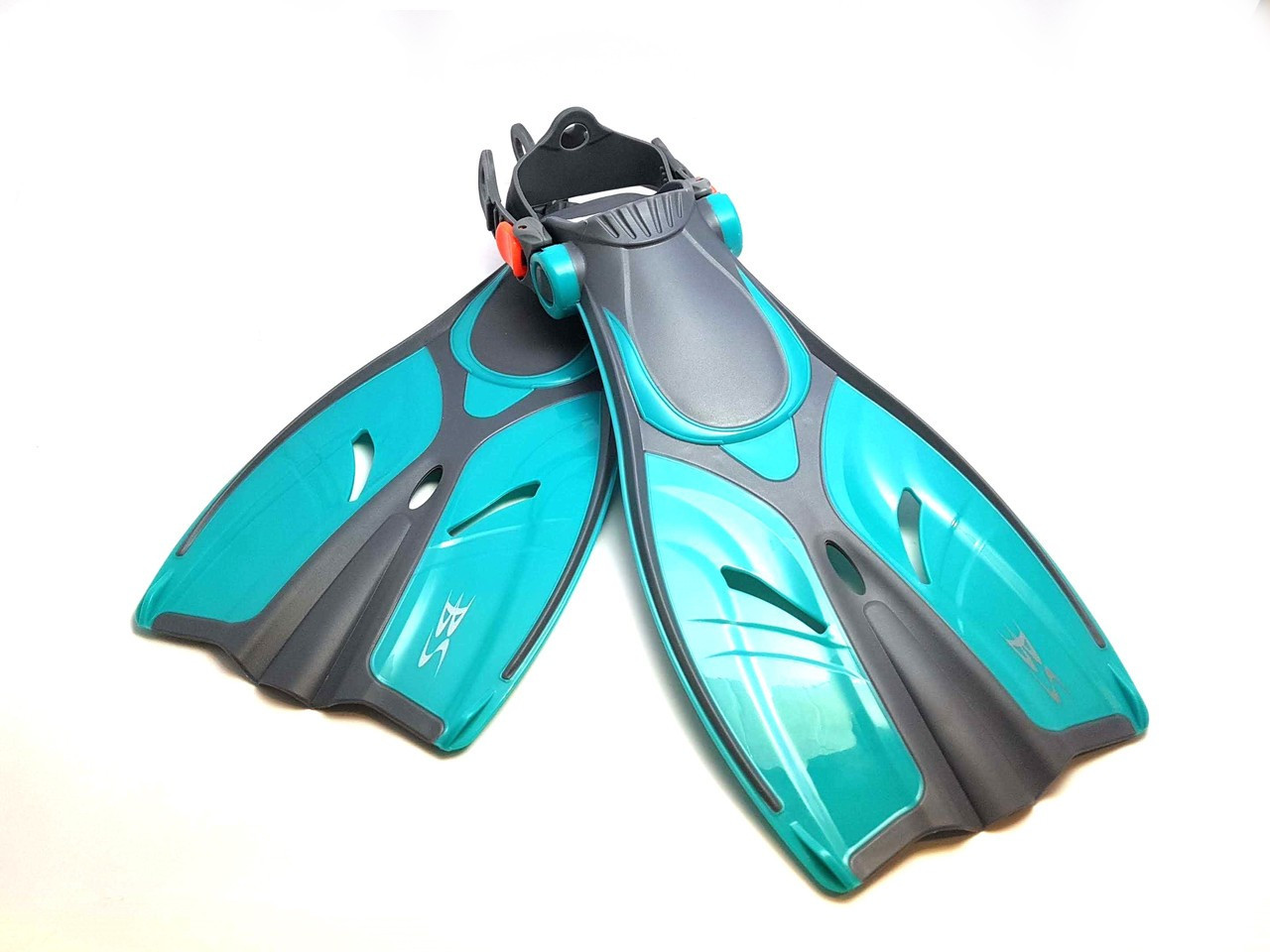 Дитячі ласти Bs Diver MEDUSA JUNIOR з відкритою п'ятою, розмір S-M (27-31), фото 1