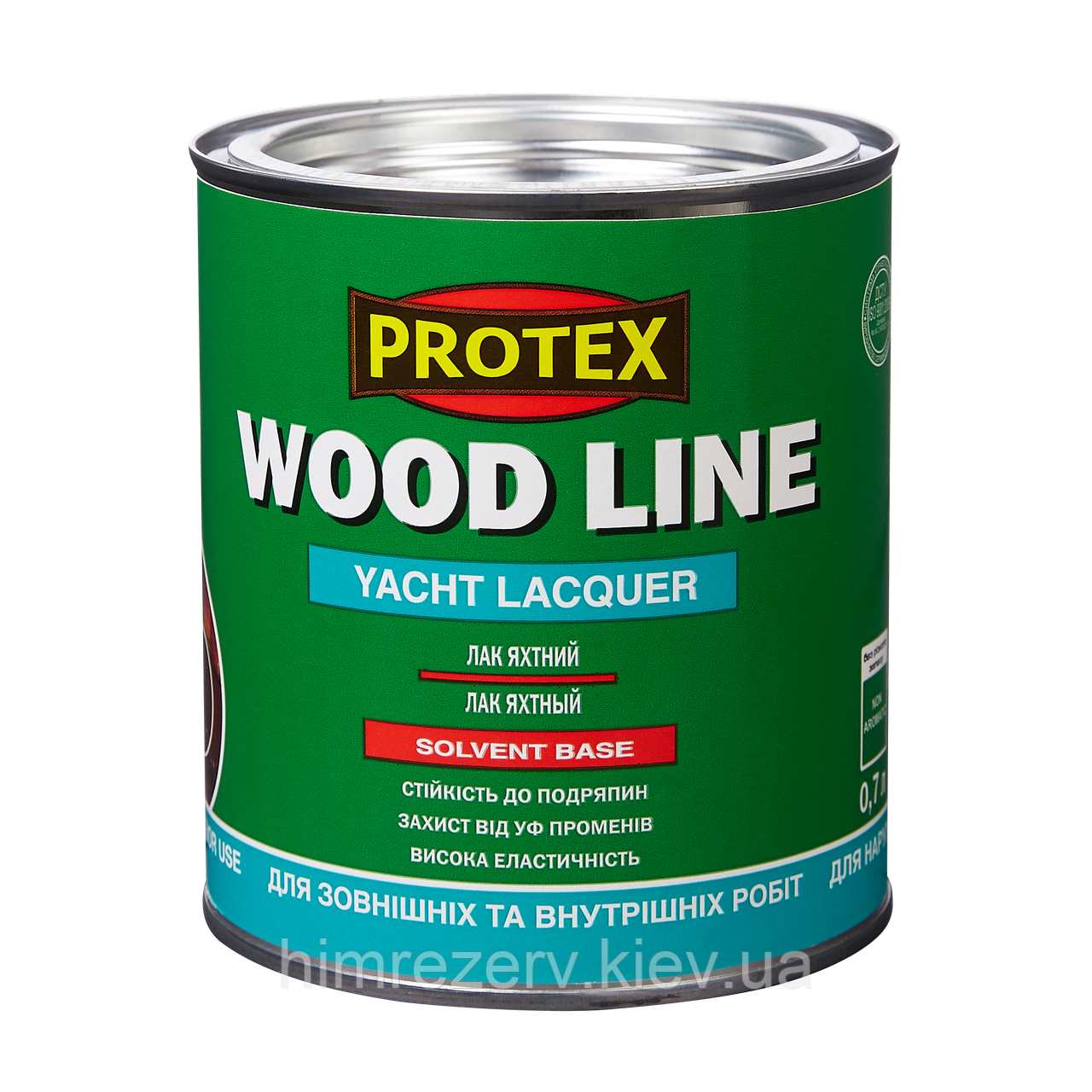 Лак поліуретановий яхтний WOOD LINE PROTEX 0.64кг (0.7л) глян./напівмат.