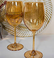 Келихи для білого вина "Янтар" комплект 6 шт.