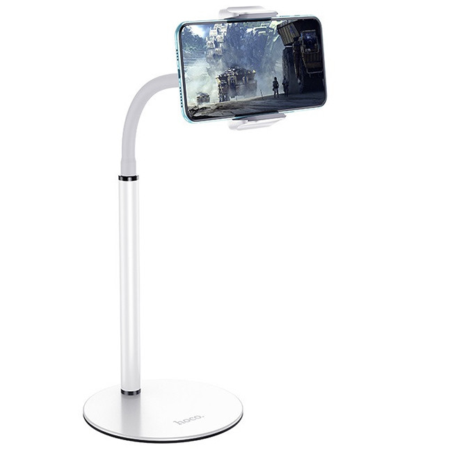 Тримач для телефону HOCO Soaring metal desktop stand PH28 білий, фото 1