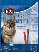 Ласощі для кішок Trixie Premio Stick Quintett (смаки в асортименті), 1 шт