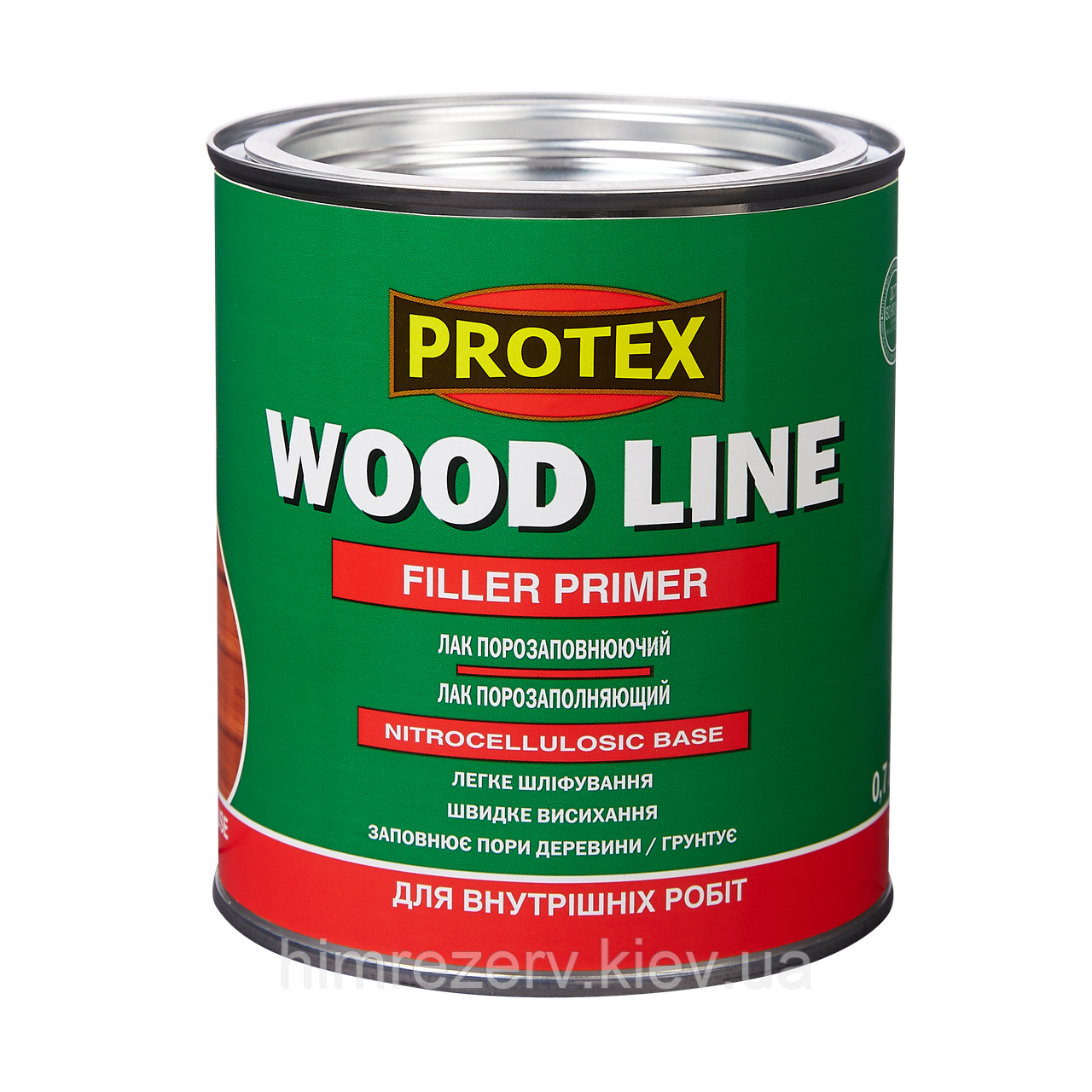 Лак порозаповнюючий для паркету та деревини WOOD LINE PROTEX 0.65кг (0.7л)