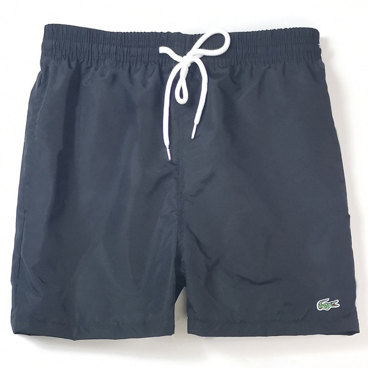 Чоловічі пляжні плавальні шорти (плавки) Lacoste, для плавання, колір чорний, розмір 3XL