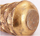 Ваза висока металева золота, фото 5