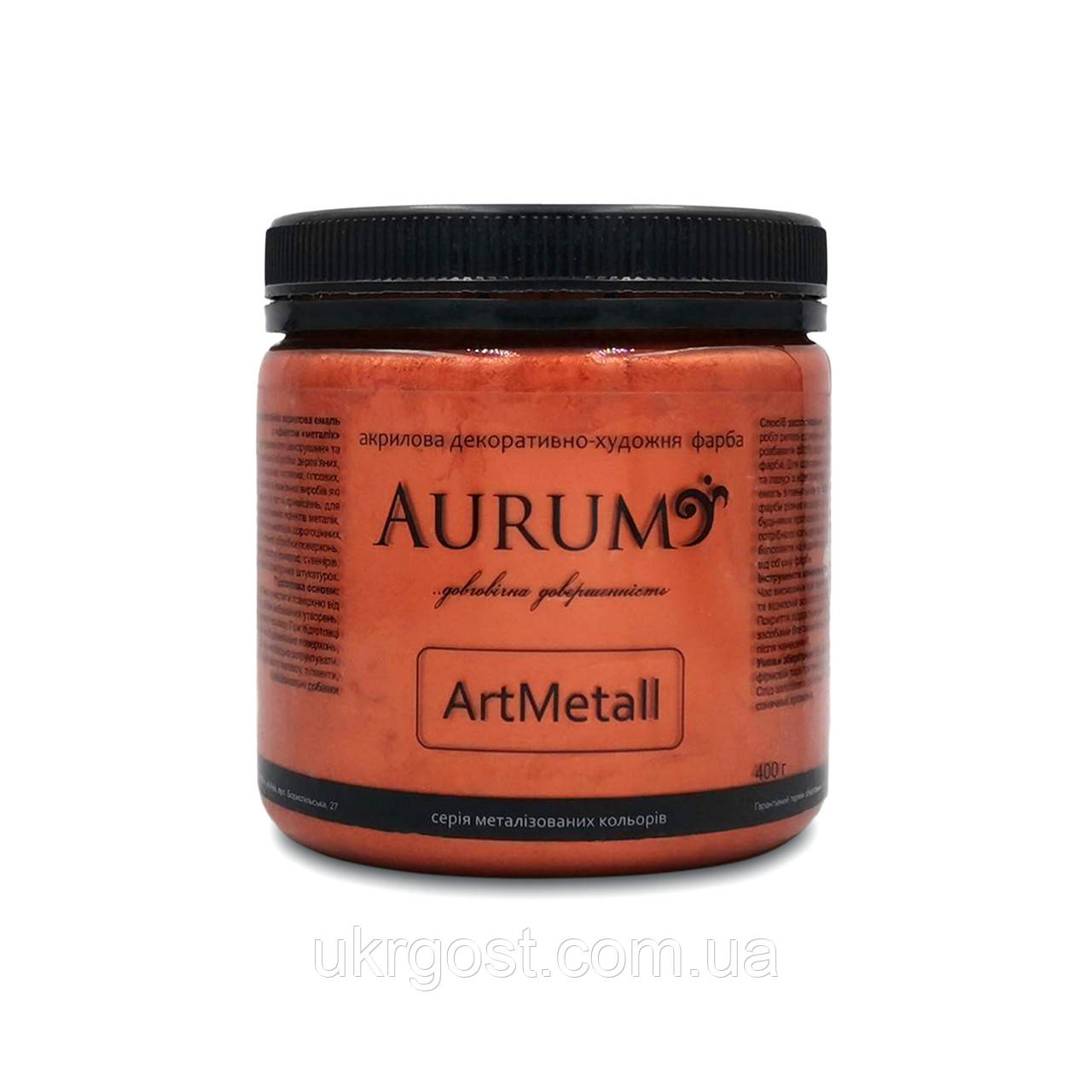 Фарба акрилова декоративно-художня Aurum ArtMetall Бронза 400 г