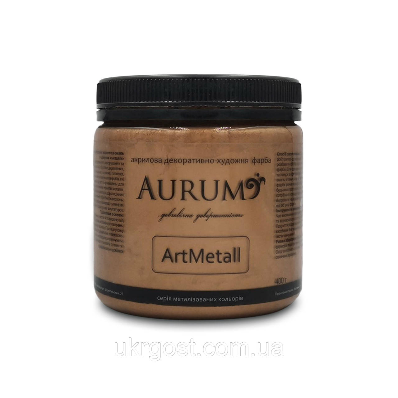 Фарба акрилова декоративно-художня Aurum ArtMetall Антична бронза 400 г