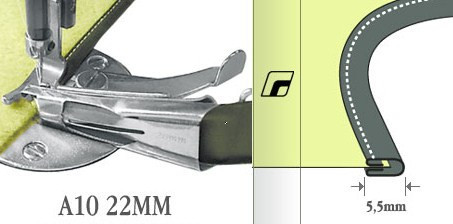 Окантувач A10/І60 22 mm 7/8" Golden eagle в 4 складання
