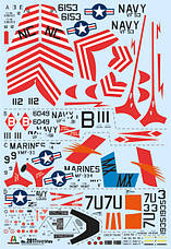 North American FJ-2/3 Fury. Збірна модель винищувача в масштабі 1/48. ITALERI 2811, фото 2