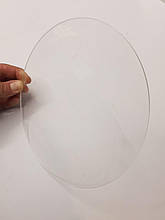 Прозорий акриловий круг з оргскла 9 см, товщина 3 мм