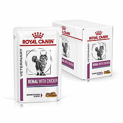 Royal Canin (Роял Канін) Консервований корм з куркою для кішок при нирковій недостатності (12*85 гр)