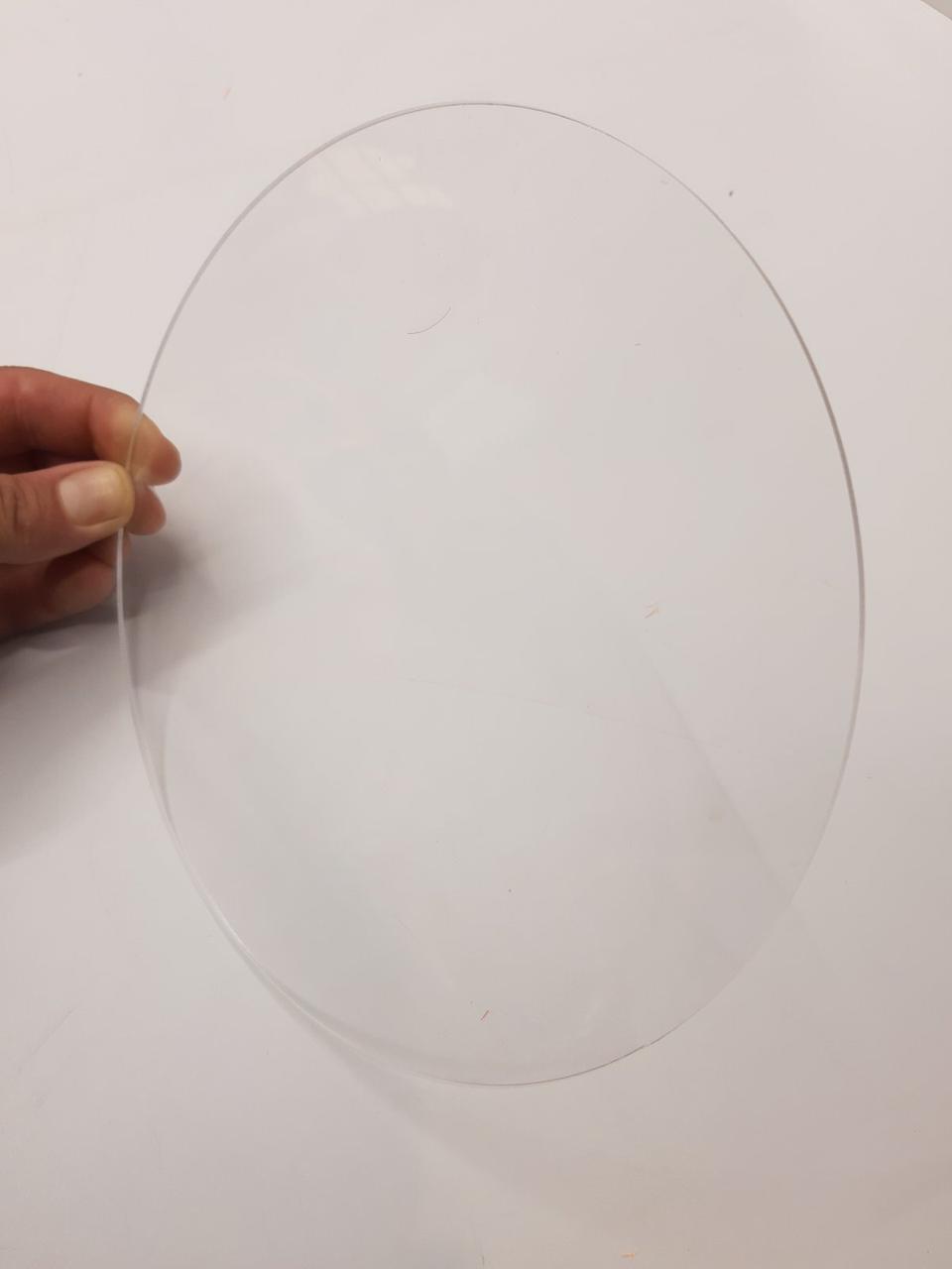 Акриловый прозрачный круг из оргстекла 16 см, толщина 3 мм - фото 3 - id-p1435342017