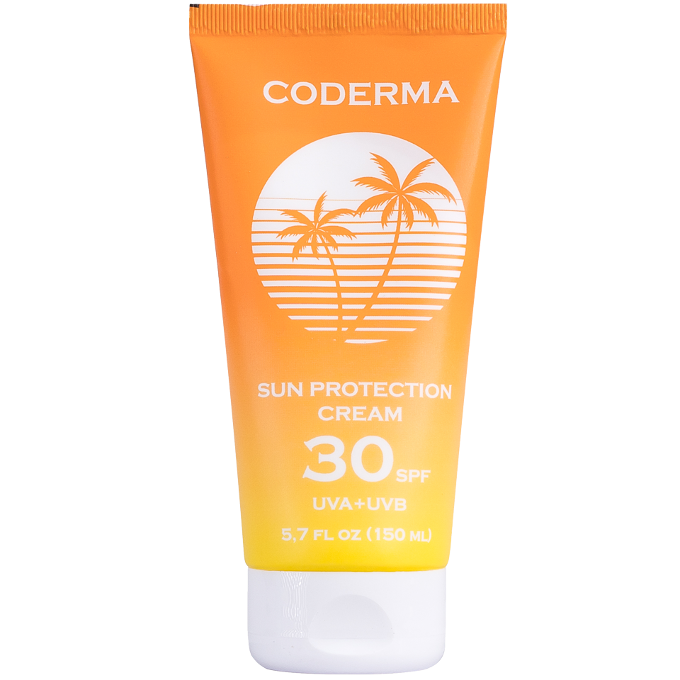 Сонцезахисний крем для тіла SPF 30 CODERMA, 150 мл