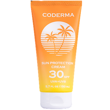 Сонцезахисний крем для тіла SPF 30 CODERMA, 150 мл