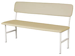 Банкетка медична МД БС зі спинкою 450(в)х1500(д)х450(гл)
