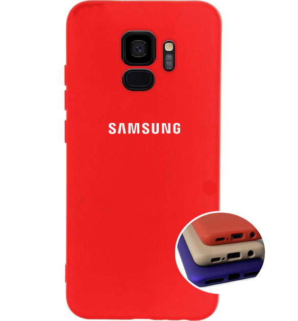 Чохол Silicone Full case для Samsung S9 (24) Red червоний, фото 1