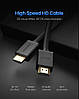 Кабель відео Ugreen HDMI 2.0 4K 3D 1М Black (HD104), фото 3