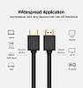 Кабель відео Ugreen HDMI 2.0 4K 3D 1М Black (HD104), фото 6