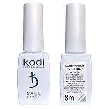 Матовий Топ Velour Matte Top Coat для нігтів, 8 мл.