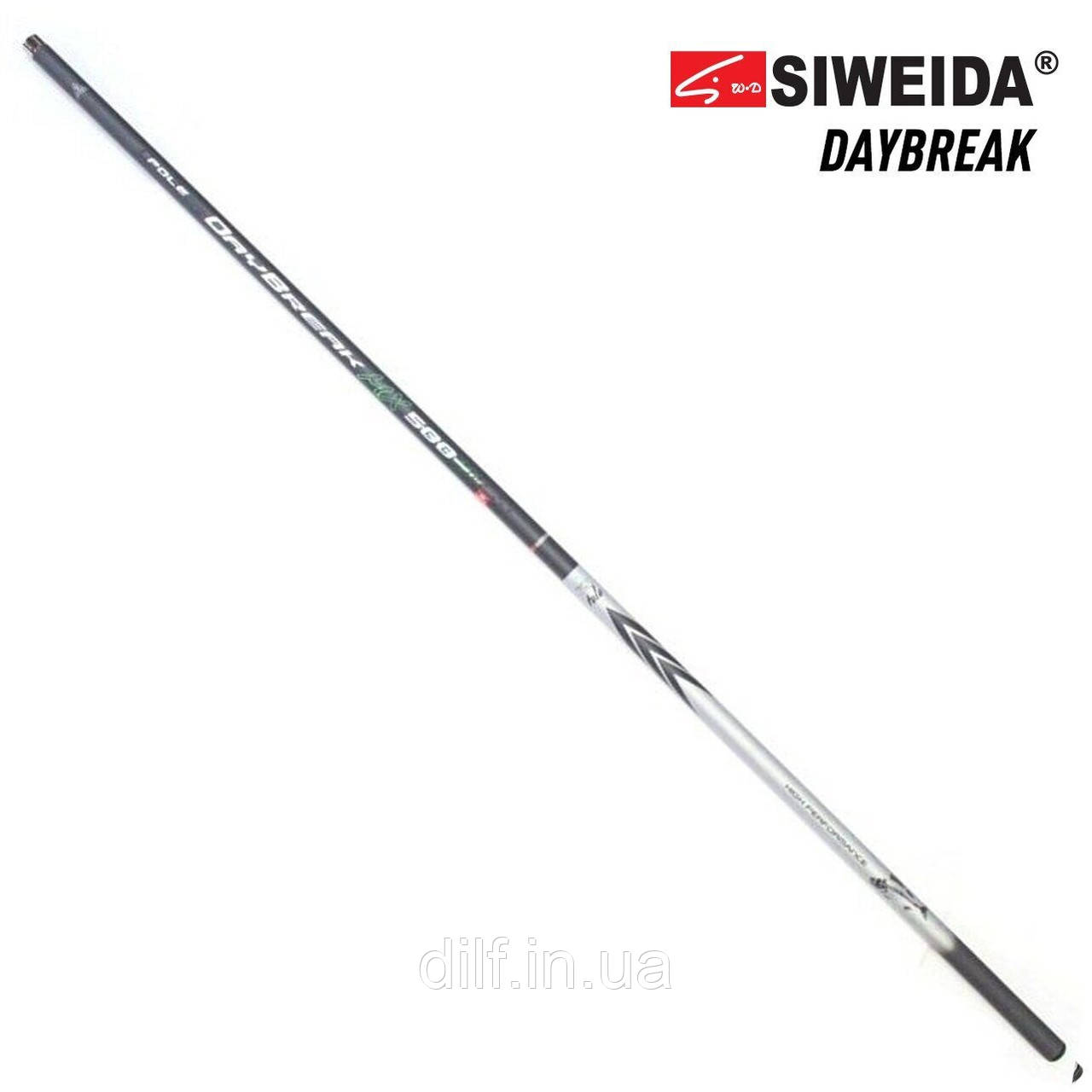 Вудка карбон Siweida DayBreak 7м б/к 10-30гр (без кілець махове вудлище телескоп)
