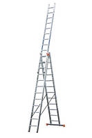 Трехсекционная лестница KRAUSE Tribilo 3х12 ступеней (120625)