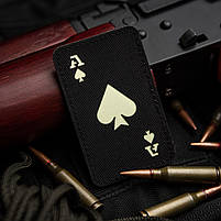 Нашивка Ace of Spades Laser Cut Ranger світлонакопичувач, фото 7