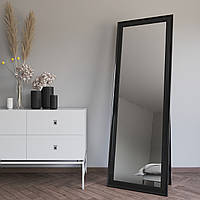 Зеркало напольное Черный глянец 182х62 Black Mirror в полный рост для магазина