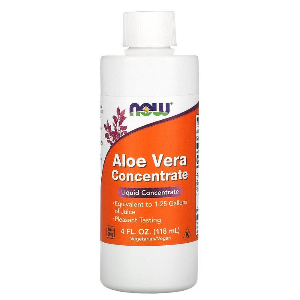 Алое Вера Концентрат, Aloe Vera Concentrate, Now Foods, 118 мл