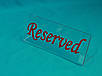 Табличка на стіл RESERVED прозора, фото 9