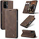 Чохол книжка з магнітом Xiaomi Redmi Note 10S CaseMe Dark Brown - фото 2 - id-p1435384105