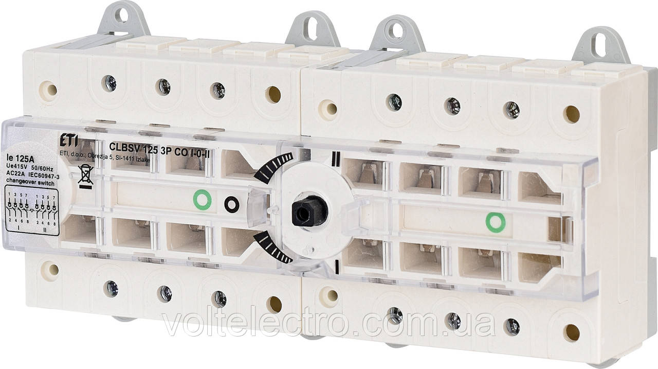 Перемикач навантаження CLBSV 125 3P CO I-0-II