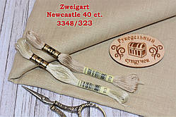Тканина рівномірного переплетення Zweigart Newcastle 40 ct. 3348/323 Summer Khaki (Літній хакі)