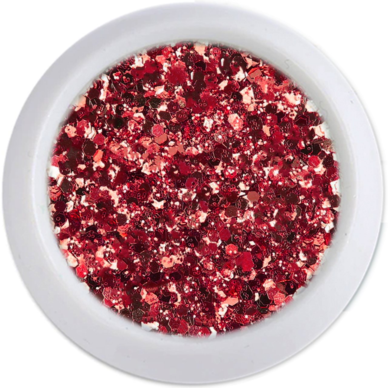 Блискітки брокот No09 червоно-малинові