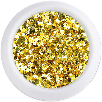 Блискітки брокот No07 лимонні, фото 1