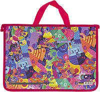 Портфель "CoolForSchool" №CF30001-08 A4 пласт. на блиск. Colorfull(20)