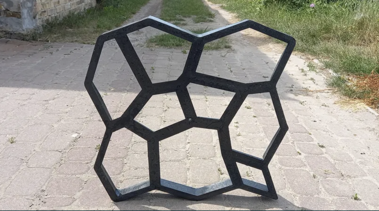 Матриця для заливки садової доріжки (Комплект 4 шт.) 60*60*6 START Моя доріжка для дачі трафарет