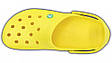 Чоловічі Сабо Крокс Crocs Crocband жовттого з зеленими кольорами, фото 3