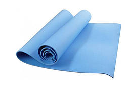 Килимок Силіконовий для Йоги і спорту (синій)