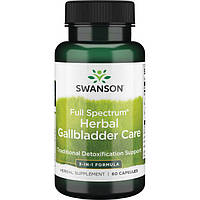 Комплекс для желчного пузыря, Swanson, Herbal Gallbladder Care, 60 капсул