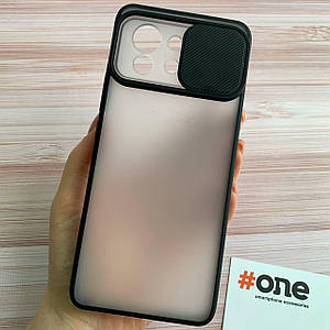 Чохол для Xiaomi Mi 11 зі шторкою для камери накладка чохол на сяомі мі11 чорний