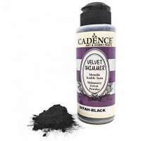 Флок бархатная пудра Cadence Velvet Powder Shimmer, 120 мл, Черный