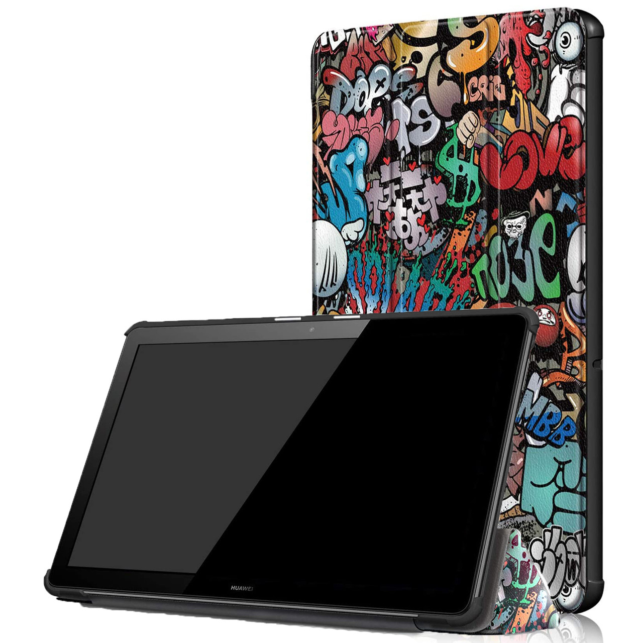 Чохол-книжка Colored Cover для Huawei MediaPad T5 10 Graffiti