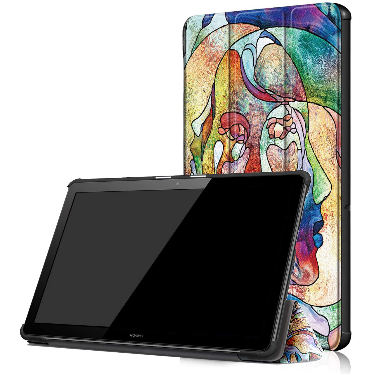 Чохол-книжка Colored Cover для Huawei MediaPad T5 10 Faces