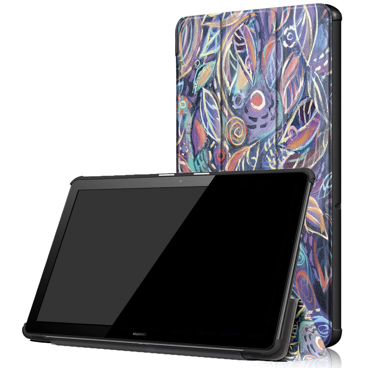 Чохол-книжка Colored Cover для Huawei MediaPad T5 10 Leaves